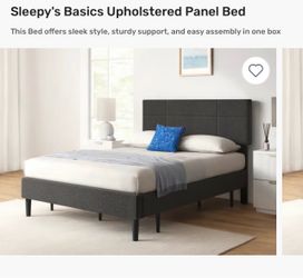 Queen Size Sleepy’s Basics Bed Frame – Like New!