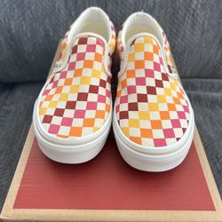 Brand New Multi Color Vans Slip On Kids Shoes