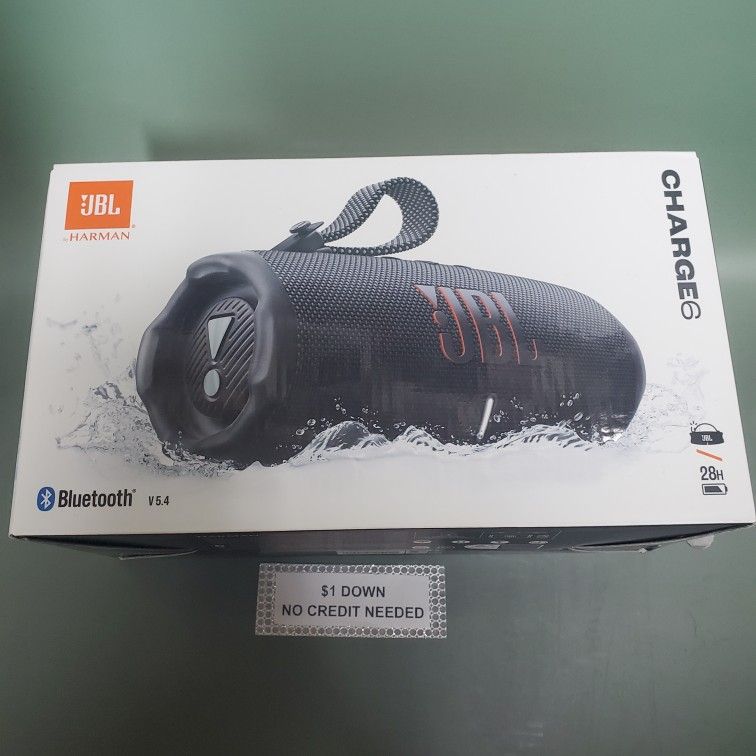 🔊 JBL Charge 6 Portable Speaker – Brand New, Waterproof & Wireless! Just $1 to Grab It Today and Save Big