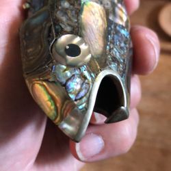 Antique Abalone Bottle Opener 