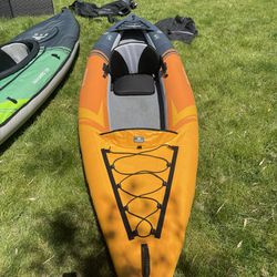 Deschutes 130 Inflatable Kayak (orange)