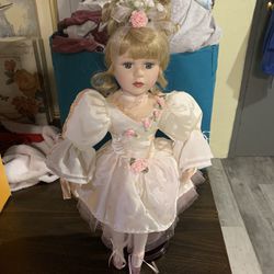 Victorian Collection Porcelain Ballerina Doll
