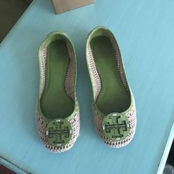 Tory burch Crochet Flats