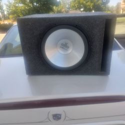 12in Polk Audio Subwoofer In A Ported Box