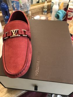 Louis vuitton red loafers