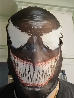 Halloween see through face mask