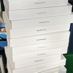22 MacBook Boxes Empty. 