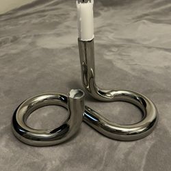 Candlestick Holder  Heavy Steel