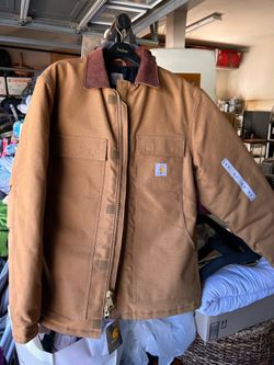 Carhartt Loose Fit Firm Duck Insulated Coat Size M