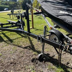 Continental Galvanized Jet Ski Trailer. New Jack, New Lights, New Wires. Ready To Load…