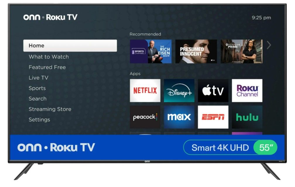 ONN Roku TV 55" Smart 4K UHD - Great Condition!