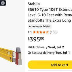 Stabila Level Extendable Plate 