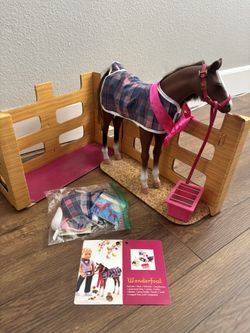 Our Generation Wonderfoal Horse with accessories