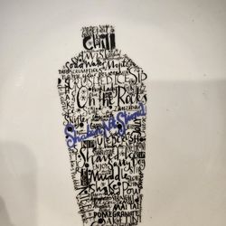 Crate and Barrel 6.75" Shake Plate Shaken Not Stirred