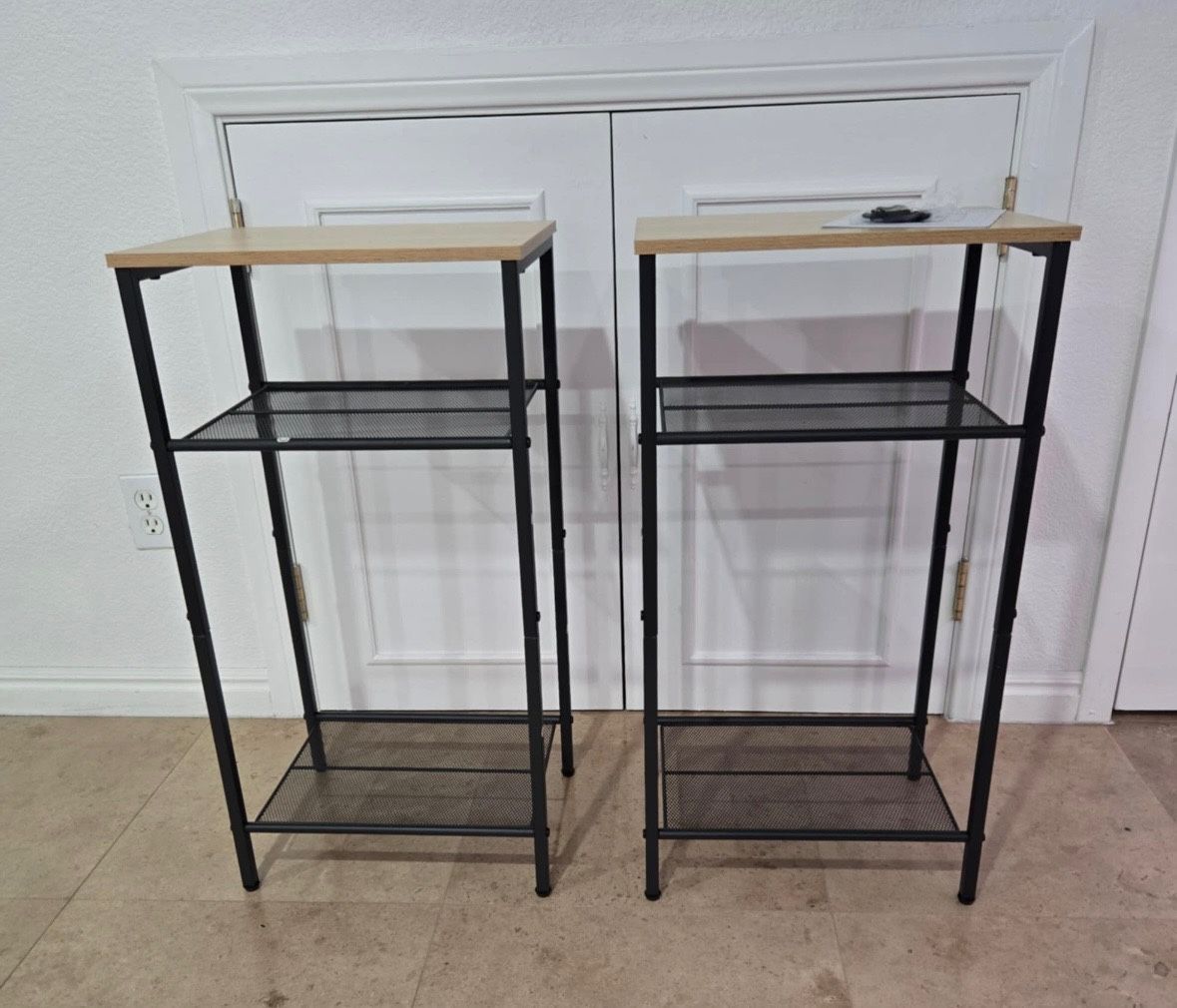 Brand New Set Of 2 - 3 Tier End Tables