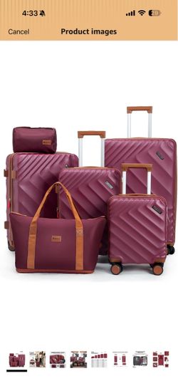 5-Piece Hardshell Luggage Set with Duffle Bag