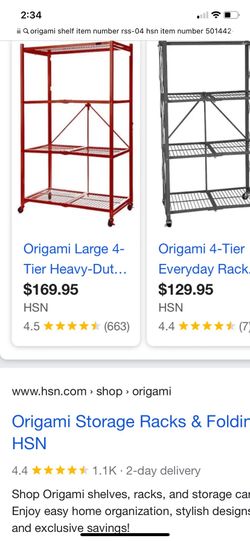 Origami 4 Tier Shelf ( Brand New in Box)