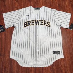 Christian yelich signed jersey authentic Nike XL