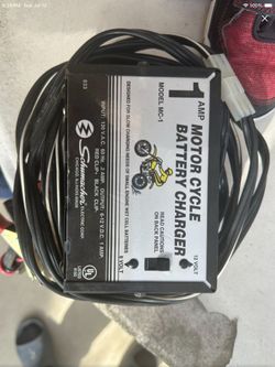 -1 Amp Motorcycle Battery Charger-