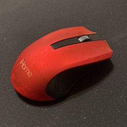 Red Wireless Mouse