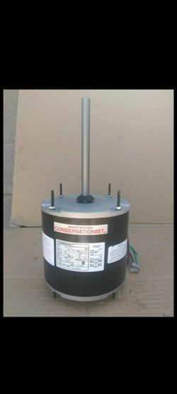 1/2 HP 208-230V 1075RPM AC UNIT CONDENSER MOTOR. I HAVE ANY SIZE ON CAPACITORS CONDENSER AND BLOWER MOTORS.