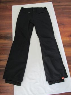 Women's Small Black With Orange Snowboard Ski Pants, Roxy