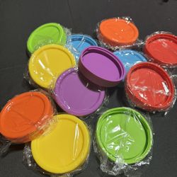 Silicone Mason Jar Wide Mouth Lids - 12 pack
