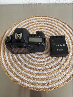 Canon EOS 5D Mark II with shoulder sling strap
