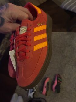 Adidas Handball Spezial Red Orange Sneakers