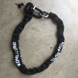 Kohlburg Motorcycle Chain With Lock