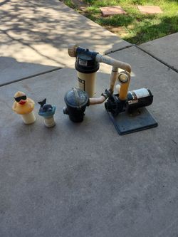 Pool parts.