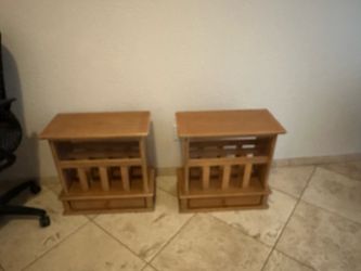 Solid Wood end tables
