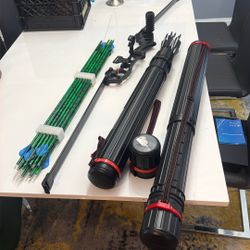 Bow Arrows and Bag 