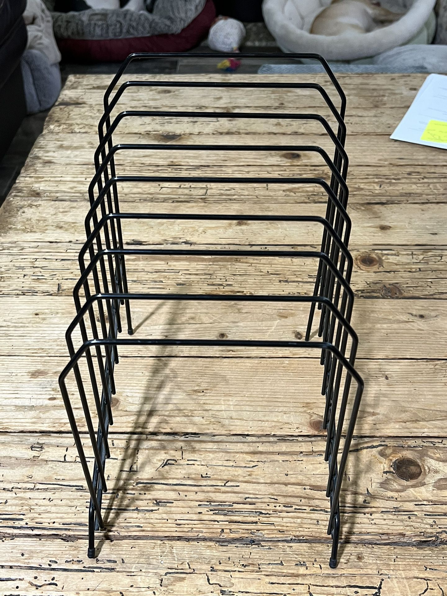 2 Black Folder Holders