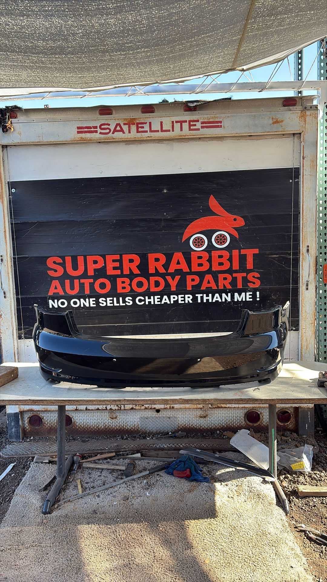 2013 A3 Bumper Rear OEM 2016