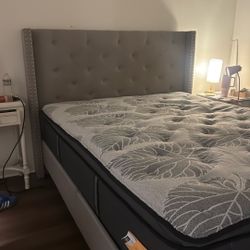 Gray Bed frame 