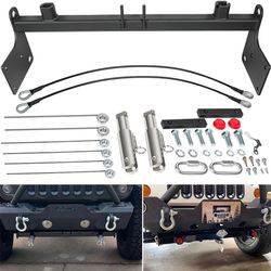 BX1126 Tow Bar Base Plate, Tow Bar Bracket Compatible with 2007-2018 Jeep Wrangler