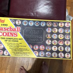 1990 BASEBALL COINS SET