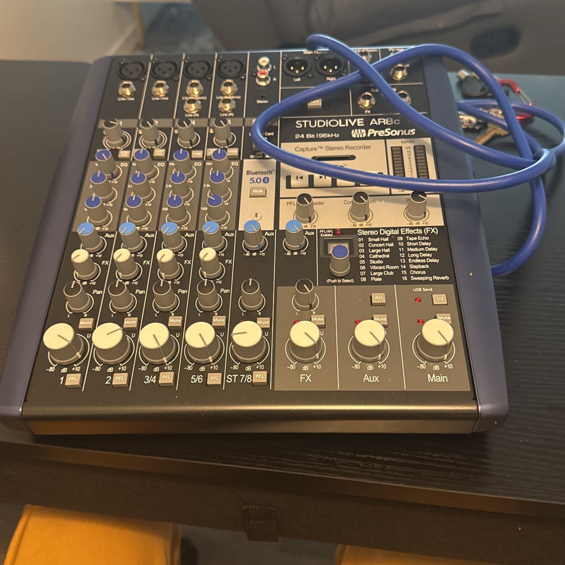 PreSonus StudioLive AR8c 8 Channel Hybrid Digital Analog USB Mixer