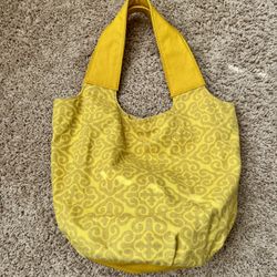 Yellow Boho Style Handbag