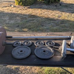 Dumbbells with Mixed Cast Iron and Vinyl Weight Plates