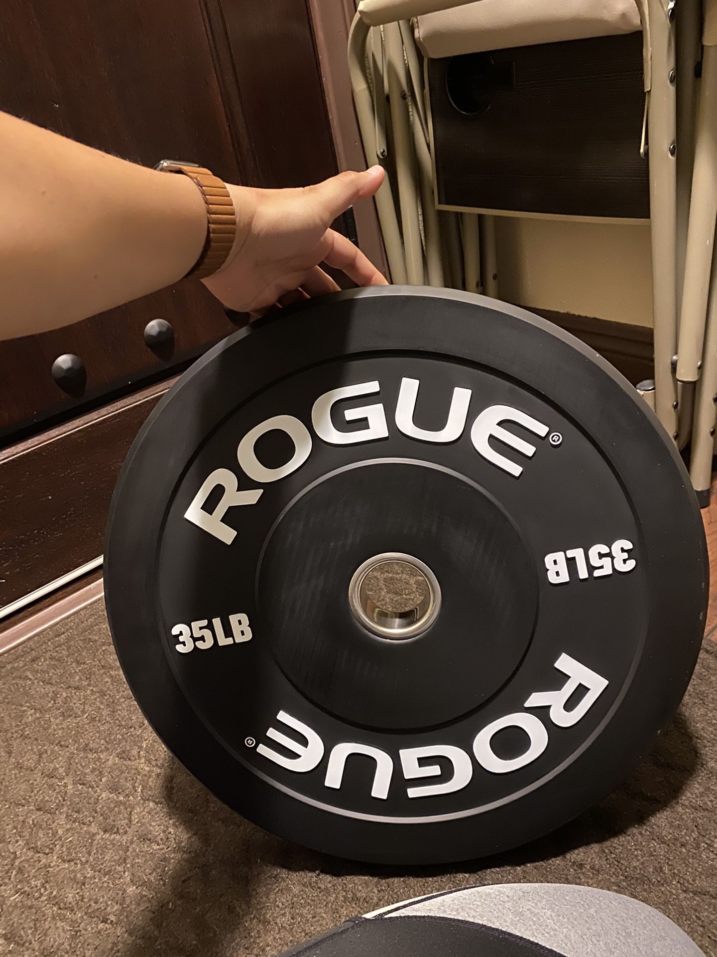 NEW ROGUE 35LB WEIGHT BUMPER PLATES