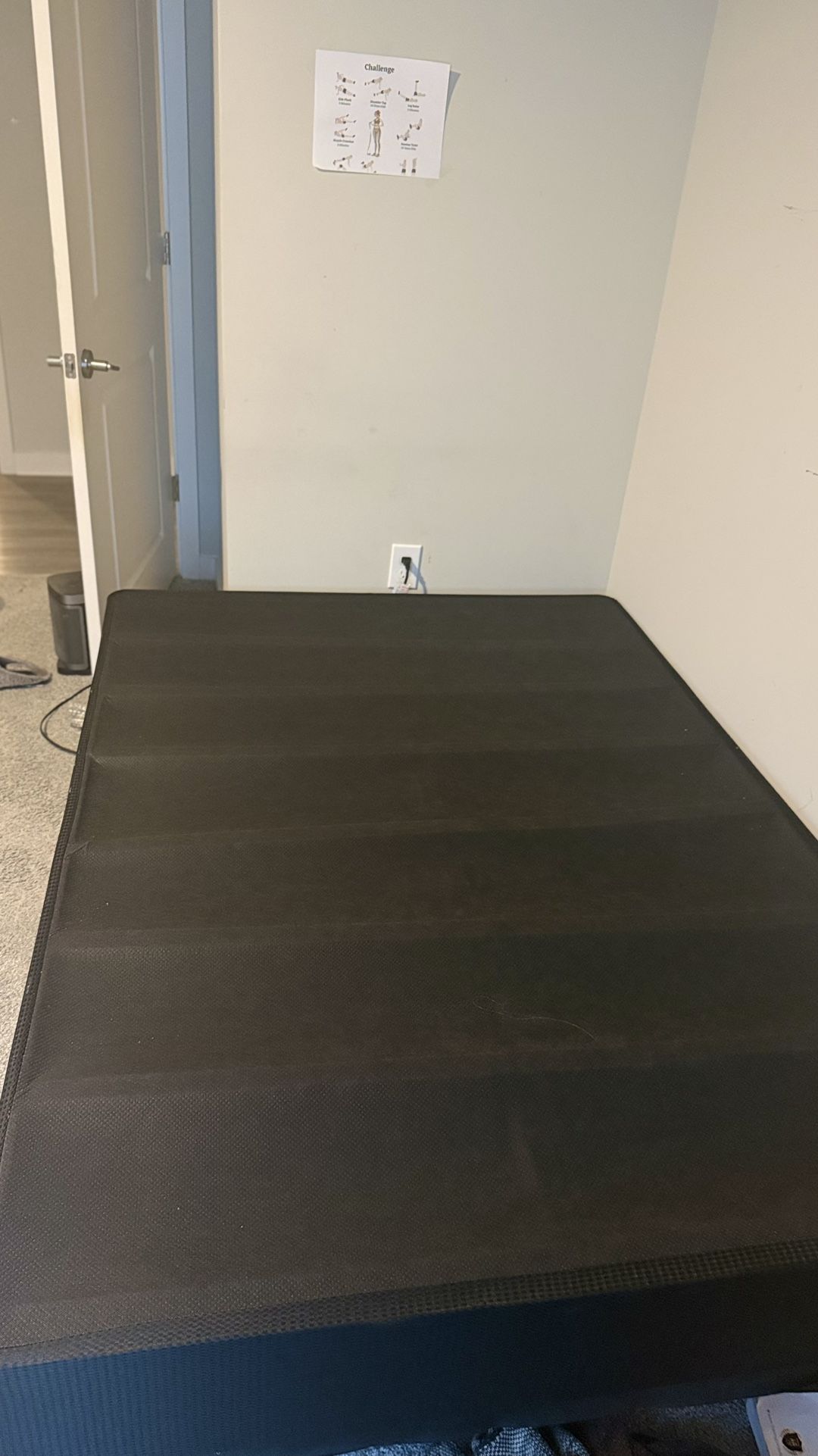 Full Size Boxspring With Bed Frame