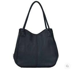 Antik Kraft Alba Shoulder Bag Hobo (Black Leather Shoulder Bag)