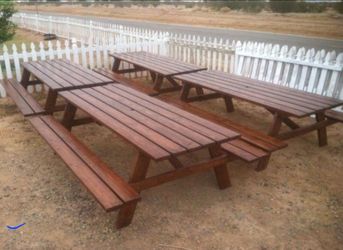 Solid Wood Picnic Table