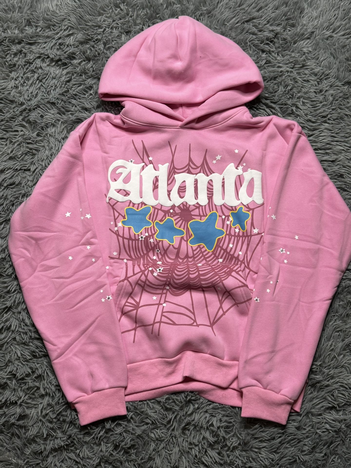Pink Atlanta Spider Worldwide Hoodie Size Medium