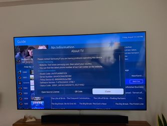Samsung 70-inch Class 6 Series TU6980 4K UHD Smart TV.