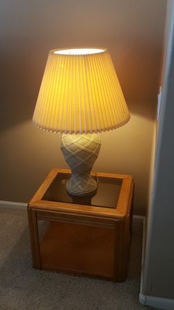 Lamp and Table