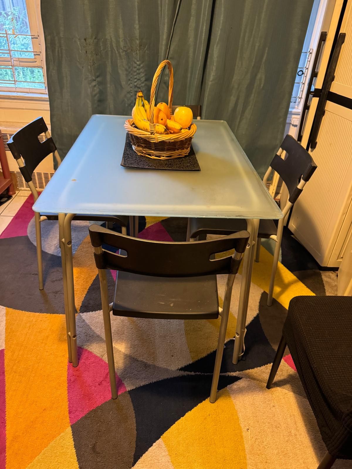 Dining Table With 4 Chairs