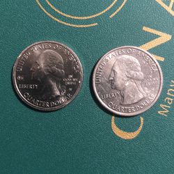 2020&2019 W Mint Mark Quarters